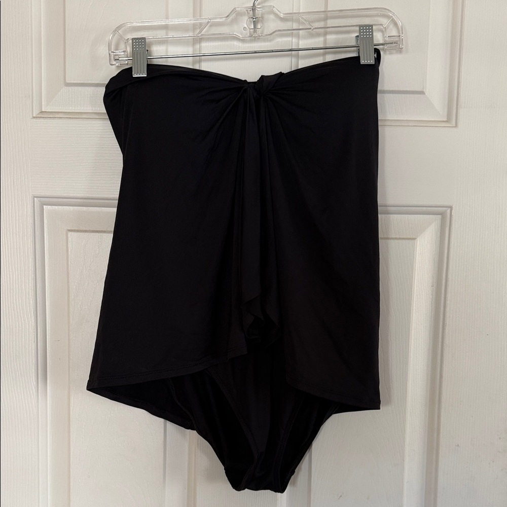 Ralph Lauren Black Strap Detail Swimwear size 8